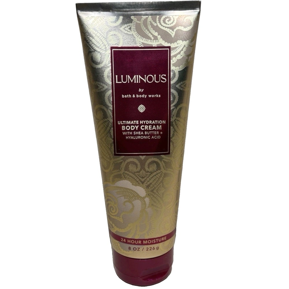 Bath and Body works LUMINOUS 8oz Ultimate Hydration Body CREAM  lotion